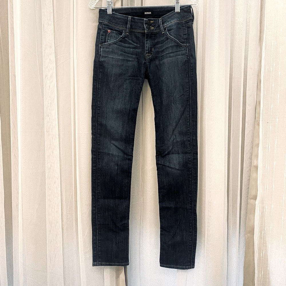 Hudson Collin Mid-Rise Straight Leg Jean | Size 26